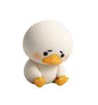 毎年使える✨かわいい✨3D夏のアヒル【再販】（個別スタンプ：39）