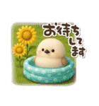 ゆるふわシマエナガの夏（個別スタンプ：19）