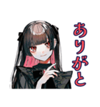 病気で弱ってる地雷系女子♡（個別スタンプ：3）