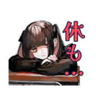 病気で弱ってる地雷系女子♡（個別スタンプ：11）