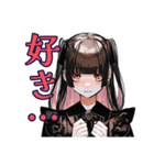 病気で弱ってる地雷系女子♡（個別スタンプ：22）