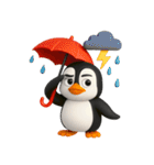 かわいいペンギンのリサ3（個別スタンプ：2）