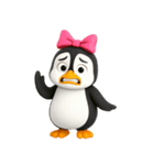 かわいいペンギンのリサ3（個別スタンプ：28）