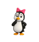 かわいいペンギンのリサ3（個別スタンプ：33）