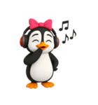 かわいいペンギンのリサ3（個別スタンプ：38）