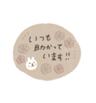 くすみカラーのうさぎ敬語スタンプ（個別スタンプ：27）