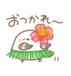 ゆるり♥️シマエナガさん【夏】（個別スタンプ：3）