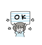 ふわもふ♡リトルガール【夏・毎日】（個別スタンプ：1）