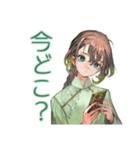 アオザイ女子の夜のお誘い♡（個別スタンプ：8）