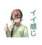 アオザイ女子の夜のお誘い♡（個別スタンプ：30）