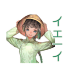 アオザイ女子の夜のお誘い♡（個別スタンプ：40）