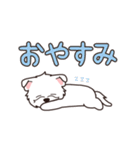 『ウエスティ』毎日使えるデカ文字（個別スタンプ：14）