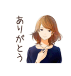 オトナ女子の気ままソロ活日記（個別スタンプ：3）