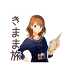 オトナ女子の気ままソロ活日記（個別スタンプ：22）