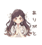 ゆるふわガーリーな女の子の推し活♡（個別スタンプ：3）