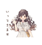 ゆるふわガーリーな女の子の推し活♡（個別スタンプ：8）