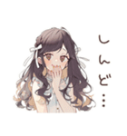 ゆるふわガーリーな女の子の推し活♡（個別スタンプ：16）