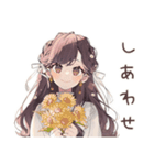 ゆるふわガーリーな女の子の推し活♡（個別スタンプ：24）