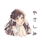 ゆるふわガーリーな女の子の推し活♡（個別スタンプ：25）