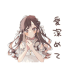 ゆるふわガーリーな女の子の推し活♡（個別スタンプ：40）