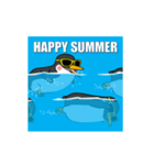 闇ペンギン【使用難易度★☆☆】激夏（個別スタンプ：14）
