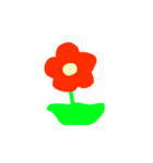 花で気持ちを表現ちゃん（個別スタンプ：8）