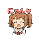 使える♪ツインテ女子のリアクション帳（個別スタンプ：4）