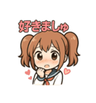 使える♪ツインテ女子のリアクション帳（個別スタンプ：6）