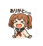 使える♪ツインテ女子のリアクション帳（個別スタンプ：9）