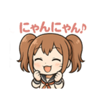 使える♪ツインテ女子のリアクション帳（個別スタンプ：21）
