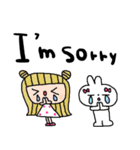 nenerin日常会話スタンプ352英語気遣い（個別スタンプ：33）