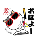 ハチワレ猫★推し活（個別スタンプ：1）