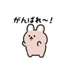 ゆるふわウサギ うごくスタンプ(文字付き)（個別スタンプ：11）