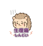 頭痛あるあるハリネズミ（個別スタンプ：5）