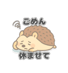 頭痛あるあるハリネズミ（個別スタンプ：11）