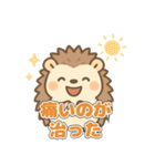 頭痛あるあるハリネズミ（個別スタンプ：14）