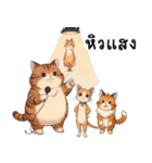 ミキ・フク・ピノ：ちょいワルねこたち（個別スタンプ：9）