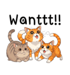 ミキ・フク・ピノ：ちょいワルねこたち（個別スタンプ：32）
