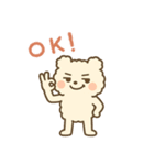ふわもこクマの感情まるわかりスタンプ（個別スタンプ：6）