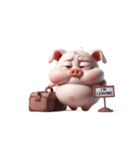 ピンクのブタは何も考えずに喋る（個別スタンプ：29）