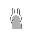 全力うさぎうっすら失礼編（個別スタンプ：11）