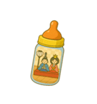 日本in 哺乳瓶（個別スタンプ：6）