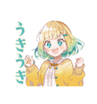 くるくる気分★使いやすい女の子（個別スタンプ：8）