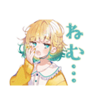 くるくる気分★使いやすい女の子（個別スタンプ：16）