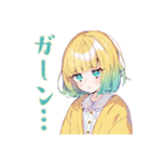 くるくる気分★使いやすい女の子（個別スタンプ：24）