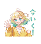 くるくる気分★使いやすい女の子（個別スタンプ：27）