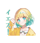 くるくる気分★使いやすい女の子（個別スタンプ：31）