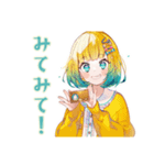 くるくる気分★使いやすい女の子（個別スタンプ：39）