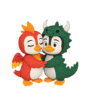かわいいペンギンのリサ4（個別スタンプ：5）