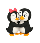 かわいいペンギンのリサ4（個別スタンプ：8）